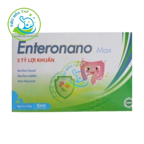 Enteronano Max - Men lợi khuẩn bổ sung hệ vi sinh